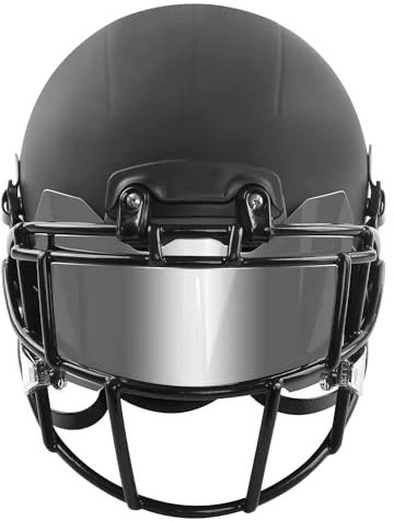 GY Football Visor for Youth and Adult Football Helmet Visors (FV228A Silver)