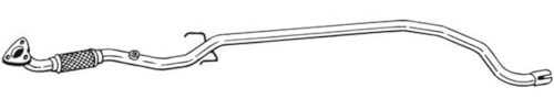 BOSAL Abgasrohr 950-125 Kompatibel mit: OPEL CORSA E, CORSA E Kasten/Schrägheck