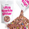 Hemway Ultra Sparkle Glitter - Rose Gold Holographic | 100g Multi Size Metallic Flakes for Resin & Epoxy Crafts | Supplies for Tumblers, Festival, Hair, Face, Body, Eye & Nail Art Decoration
