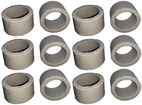 Awesome Aquatic Aquarium Plant Weight Ceramic Ring / Pot 12 Pack Plant Anchor Anti Floating Plants Water Plants Fix Ring Aquarium Plant Weights Pot by (12 Pack Rings)