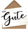 OWLBOOK Grußkarte - Alles Gute - Karte Postkarte Geschenkkarte mit Briefumschlag Geschenke Geschenkideen zu Weihnachten Geburtstag Ostern Glückwünsche