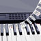 Removable Piano Keyboard Stickers for Beginners, Reusable Silicone Piano Key Labels for 88-Key Full-Size Keyboards – No Residue, Easy Learning for Kids & Adults (Color)