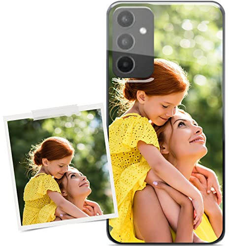 Coverpersonalizzate.it - Cover personalizzata compatibile per Samsung A34 5G con la tua foto o la tua frase - Custodia personalizzata in tpu trasparente