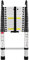 UISEBRT Scala Telescopica in alluminio con gancio rimovibile 4.4M pieghevole multifunzione antiscivolo Allungabile Scaletta, Carico Massimo 150 kg