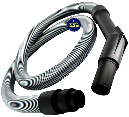 Tubo Flessibile per Aspirapolvere con Lunghezza di 2,2 m per Bosch per Siemens - Garanzia di 10 Anni - MONTERAL