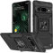 Btstring Case for Google Pixel 6 Pro, Shockproof Phone Case, Heavy Duty Personalised Case with Stand, Case Cover Support Magnetic Car Holder, Black