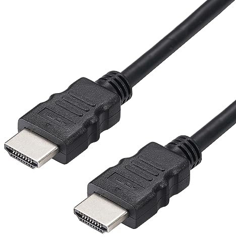 KamKorda 4K HDMI Cable 2m | 1 Pack | Compatible with TV, Blu-Ray, PS4/5, Xbox, Projector, Soundbar, Sky, PC, Laptop | Superb Video & Audio Quality | Black