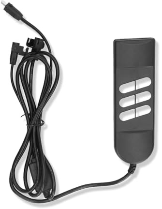 WOOXGEHM Telecomando Per Sedia A Rotelle Per Salita/Discesa Manuale A 6 Pulsanti Da 1 A 2 Per Poltrona Reclinabile/Ascensore O Divano, Sostituisce La Maniglia Del Telecomando (1,5 Metri)