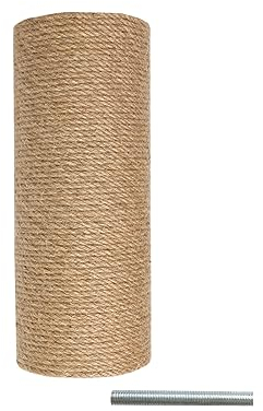Ersatz-Katzenkratzbaum Sisalstamm Länge 11,8 Zoll 30 cm Katzenbaum Katzenkratzbaum Verlängerungsstamm mit M10 Schraube Ersatz Katzenkratzbaum Teil…