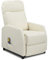 TactFire Fauteuil avec Massage électrique et Chauffage,L'inclinaison du Dossier n'est Pas Télécommandée,TV Chaise Fauteuil de Relaxation Salon Maison Repose cinéma(PU, Blanc Crème)