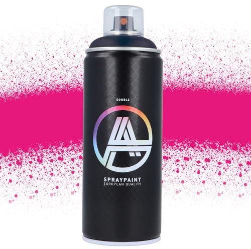 Double A Spraypaint Sprühdose 400ml Sprühfarbe Acryllack Sprühlack matt hochdeckend DIY Kunststoff Metall Möbel Deko (DA-302 Soultunes Pink)