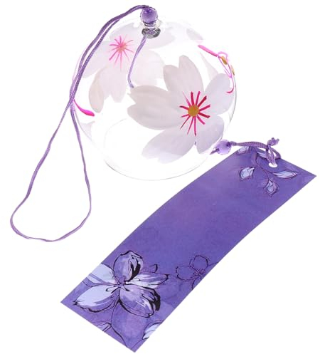 Carillon Verre Décoratif pour Intérieur Et Extérieur Carillon Vent Vintage avec Crisp Balcon Jardin Et Décoration De Fenêtre