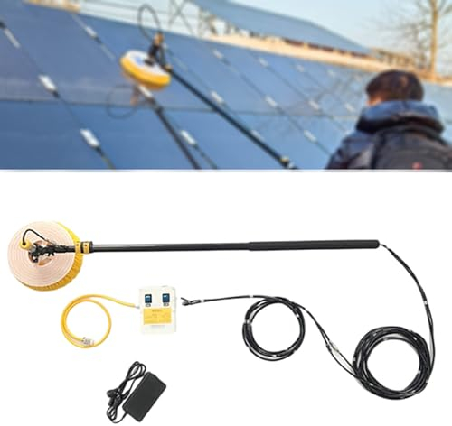 SN-XBDP Solarpanel-Reinigungs-Teleskopstange, Einkopf-Photovoltaik-Stromerzeugungs-Panel-Reinigung, spezielle Dachwasserbürste, Außenreinigungswerkzeug für hohe Stellen, 3,5 m