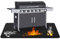 100x150 cm Feuerfeste Unterlage, Hitzeschutzmatte, Antihaft-Material Bodenschutzmatte, Grill Matten, Bodenmatte Feuerstellenmatte Outdoor BBQ Matte für Gasgrill Holzkohlegrill
