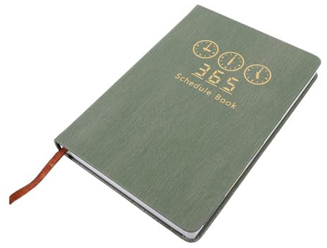 CAXUSD Tagesplaner Notizbuch Monatsplaner Planerbuch Schreibheft Zum Organisieren Und Aufzeichnen Von Terminen Bürozubehör