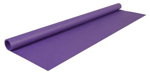 Papiertiger Farbiges Kraftpapier auf Rolle, ideal für Geschenkideen und Bastelprojekte (violett, 1 Rolle 3m x 70cm)