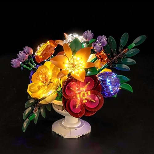 Kit di illuminazione a LED per modello Lego 10345 Secret Flower Bed Model, luci LED compatibili con Lego 10345 Secret Flower Bed Model (modello LEGO non incluso)