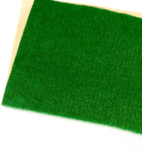 Rasenmatte für Architekturmodelle, ideal für die Schaffung natürlicher Umgebungen in Miniatur-Displays (dunkelgrün)