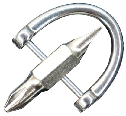Destornillador de bolsillo pequeño: herramienta versátil de cuchilla plana con orificio de llavero, diseño compacto de dos usos | Destornillador de utilidad pequeña para cajas de apertura, tornillos d