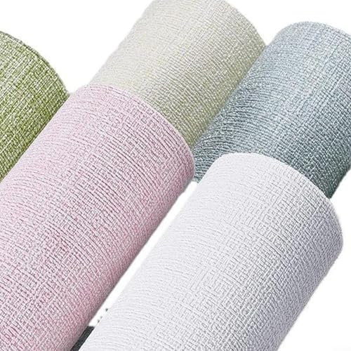 CWOQOCW Rouleaux de papier peint imperméable pour salon, chambre à coucher, décoration d'intérieur, 50 cm x 10 m (jaune)