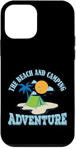 Hülle für iPhone 12 mini Camping am Strand mit Palmen Beach and Camping Adve