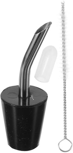 TOYANDONA Bec Verseur de Remplacement en Acier Inoxydable Argenté pour Bouilloire Extérieure, Résistant à L'usure et Corrosion, Accessoire Léger pour Camping