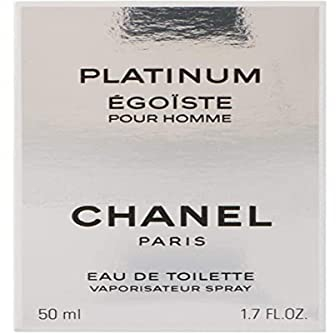 Chanel Egoiste Platinum Homme/Men, Eau de Toilette, Vaporisateur/Spray, 1er Pack (1 x 50 ml)