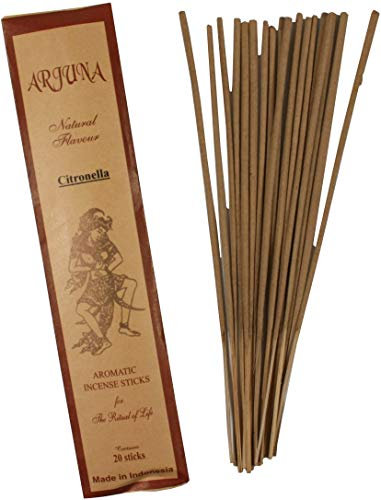 GURU SHOP Arjuna Räucherstäbchen, Balinesische Räucherstäbchen - Lovely Citronella, 26x6x0,5 cm