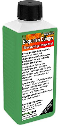 Begonien-Dünger Begonia HIGHTECH Pflanzen Dünger für Begonien als Topfpflanzen oder im Blumenbeet