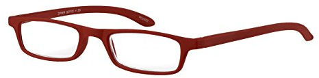 I NEED YOU Lesebrille Zipper / +1.50 Dioptrien / Rot