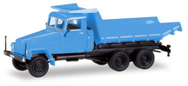 Herpa 307581 Ifa G5 Truck-Mounted Tipper Model Set, Blue