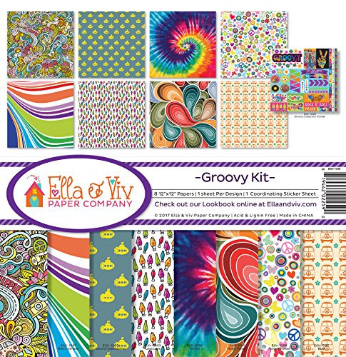 Ella & Viv by Reminisce Scrapbook Collection Kit Groovy Sammelalbum
