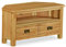 Furniture Octopus Baysdale Rustic Oak Corner TV Unit – Solid Wood Cabinet with Storage Drawers and Open Shelf – Traditional Oak Finish – Fully Assembled