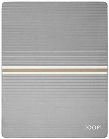 Joop! Horizon Wohndecke Schiefer-Ecru, 150x200 cm