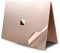 DolDer Aufkleber Haut Slim Sitcker Schutzfolie für Surface Laptop 3, (13,5 zoll, gold)