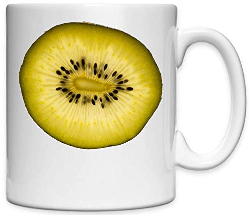 Kiwi Cross Section Fruit Bedruckte Keramikbecher Tasse