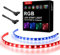 Speclux - Striscia LED RGB per modding PC Case, controllo scheda madre, 12V 4pin RGB, compatibile con Asus Aura, Asrock RGB LED, Gigabyte RGB Fusion, MSI Mystic Light