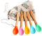 Bubba Boo Pack of Five Bamboo Baby Feeding Spoons with Soft Silicone Tips