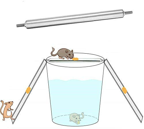 SagaSave Mouse Trap, Live Catch and Release Bucket Spin Roller for Mice Rats Rodents. Humane Auto Rolling Reset Safe for Outdoors and Indoors