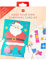 Talking Tables Bastelset für Kinder, Weihnachtskarten, 12 Stück, enthält Umschläge, Aufkleber und Dekorationen, Kunstbedarf für Kinder, lustige Aktivitäten