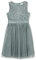 Maya Deluxe Mädchen Paillettenverziertes Hochzeit Und Geburtstag Festlich Mit Bandschleife Brautjungfernkleid Kleid, Misty Green, 9-10 Jahre EU