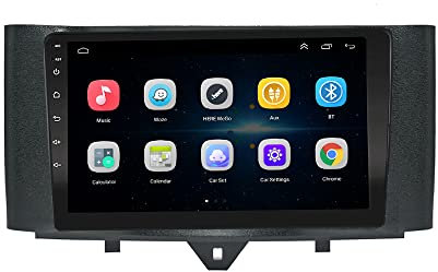 LEXXSON Carplay Radio Android per Smart ForTwo 2011-2015 | 9 pollici Capacitivo Touch Screen FM RDS Radio GPS Controllo Volante Bluetooth Lettore USB 1G + 32G