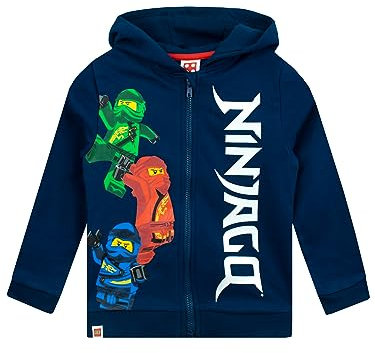 LEGO Ninjago Hoodie | Ninjago Clothes For Boys | Ninja Boys' Jumpers | Blue | 10-11 Years