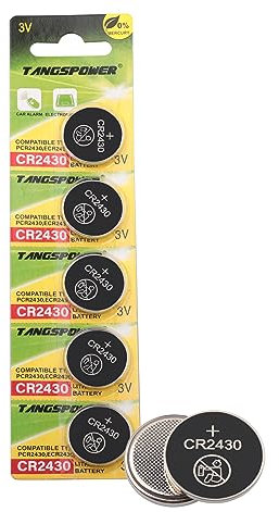 CR2430 3V Lithium Coin Battery CR 2430 Lithium Cell Button Batteries for Car Key Fob Remote Control 2Pcs