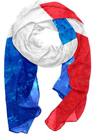 suojapuku Damenschal,leichter Schal,große Schals,Vintage-Luxemburg-Flagge,Schals,Tücher,Seidenhaar-Kopfwickel