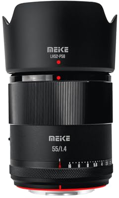Meike obiettivo AF (autofocus) STM F1.4 da 55 mm aps-c. Attacco Fuji X-mount compatibile con fotocamere Fujifilm X Mount X-T1 X-T2 X-T3 X-T4 X-T5 X-T10 X-T20 X-T30 X-T50 X-T100