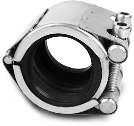 Pipe Repair Clamp, Emergency Pipe Repair Kit for Plastic and Metal Pipes (41mm-44mm)