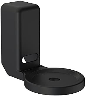 Outlet Wall Mount Holder Stand Hanger For Alexa, Echo Dot 4th Gen Space Saving Accessories Without Messy EU/US Two Styles (black)