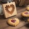 Keksformen aus Holz, 4D Kuchen Prägewerkzeuge, Keksstempel, Utterformen Holz, DIY Brotstempel, Backzubehör für Teig, Ton, Gebäck, Muffin, Kinder(mit Liebe)