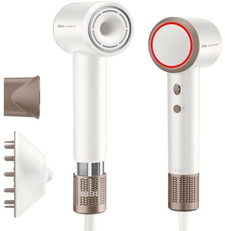 Ufesa Pro Ionic Air Secador de Pelo, 110.000 RPM, Secador Pelo Profesional, Control de Temperatura Inteligente, Fuerte Flujo Aire 22 m/s, Ultrasilencioso, Tecnología Iones Negativos, Secador Ionico